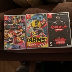 3 Nintendo Switch Video Game Bundle of 3 (Console Not Included)